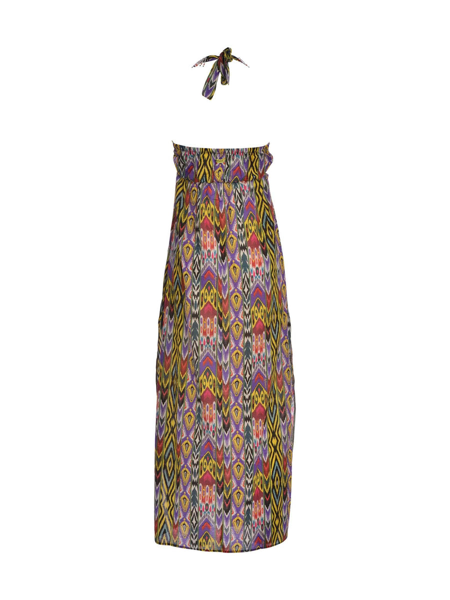 Abito lungo fantasia posh ikat FGCW1432 200 4giveness 