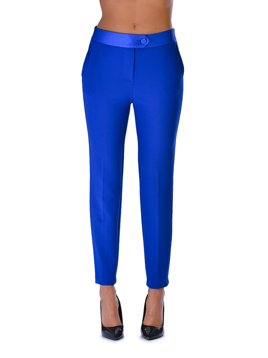 Pantalone fascia smoking blu royal PVN2CDH BLUET Imperial 