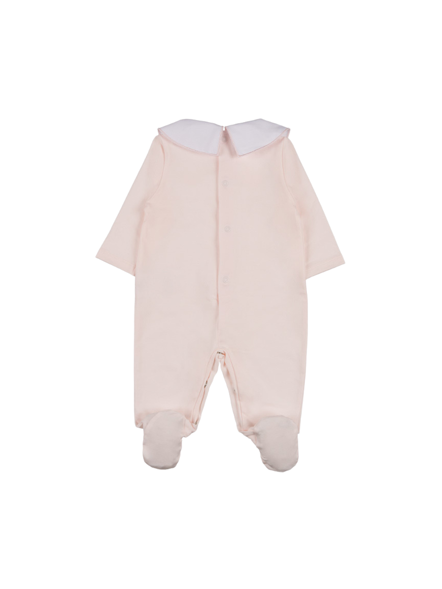 Tuta Nanan rosa con colletto orsacchiotto ricamato E25576 R Nanan 