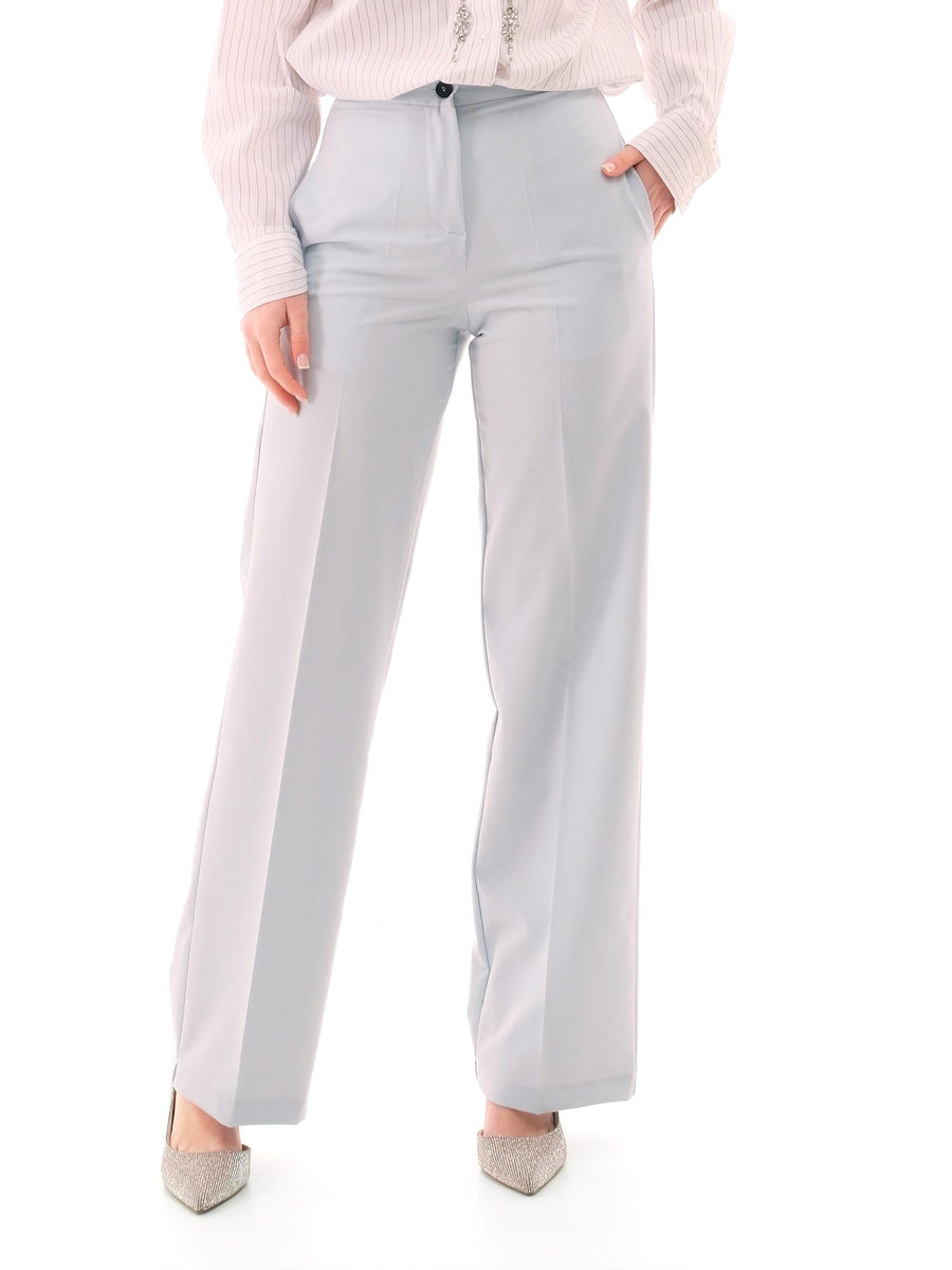 Pantalone a gamba larga Vicolo azzurro polvere TD0295 POLVERE Vicolo 