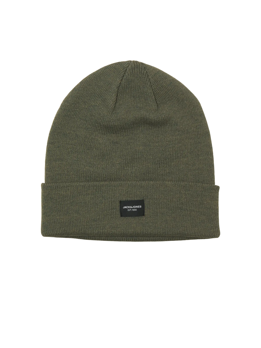 Set sciarpa e cappello Jack & Jones verde oliva 12102728 D Olive Jack & Jones 