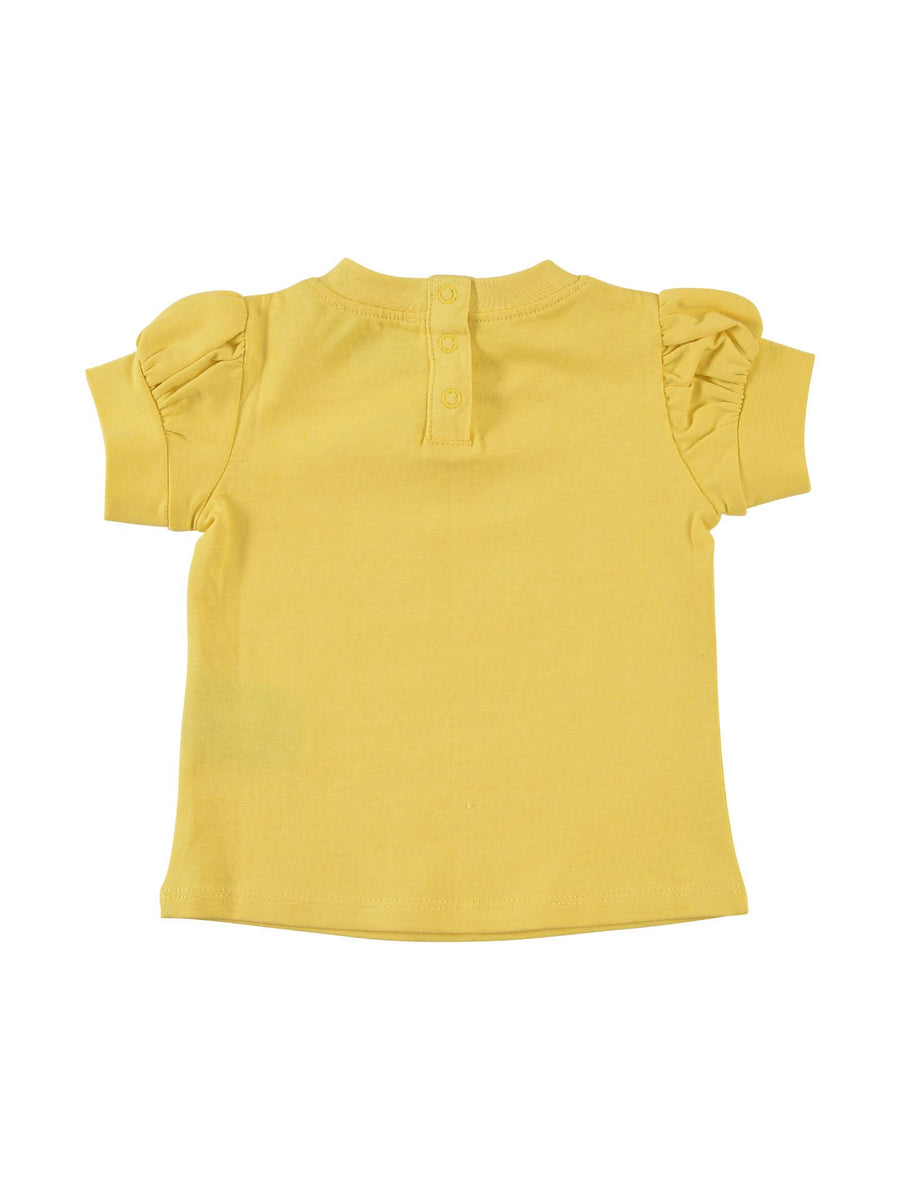 T-shirt gialla con scritta oro TIP22064TS YEL Trussardi 