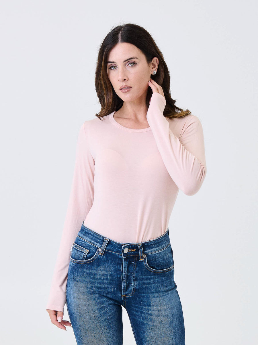 Maglia a maniche lunghe Kontatto rosa MR5004C ROSA kontatto 