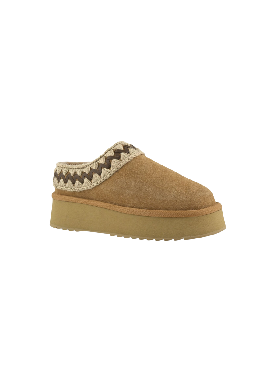 Mou "Platform clog suede leather st" savana MU.FW681009A SAV Mou 