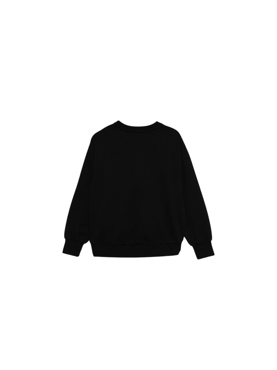 Felpa Elisabetta Franchi nera con logo tono su tono EFFE158 N000 Elisabetta Franchi 