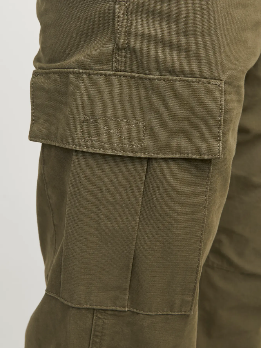 Pantalone cargo Jack & Jones verde oliva 12258150 Olive Night Jack & Jones 