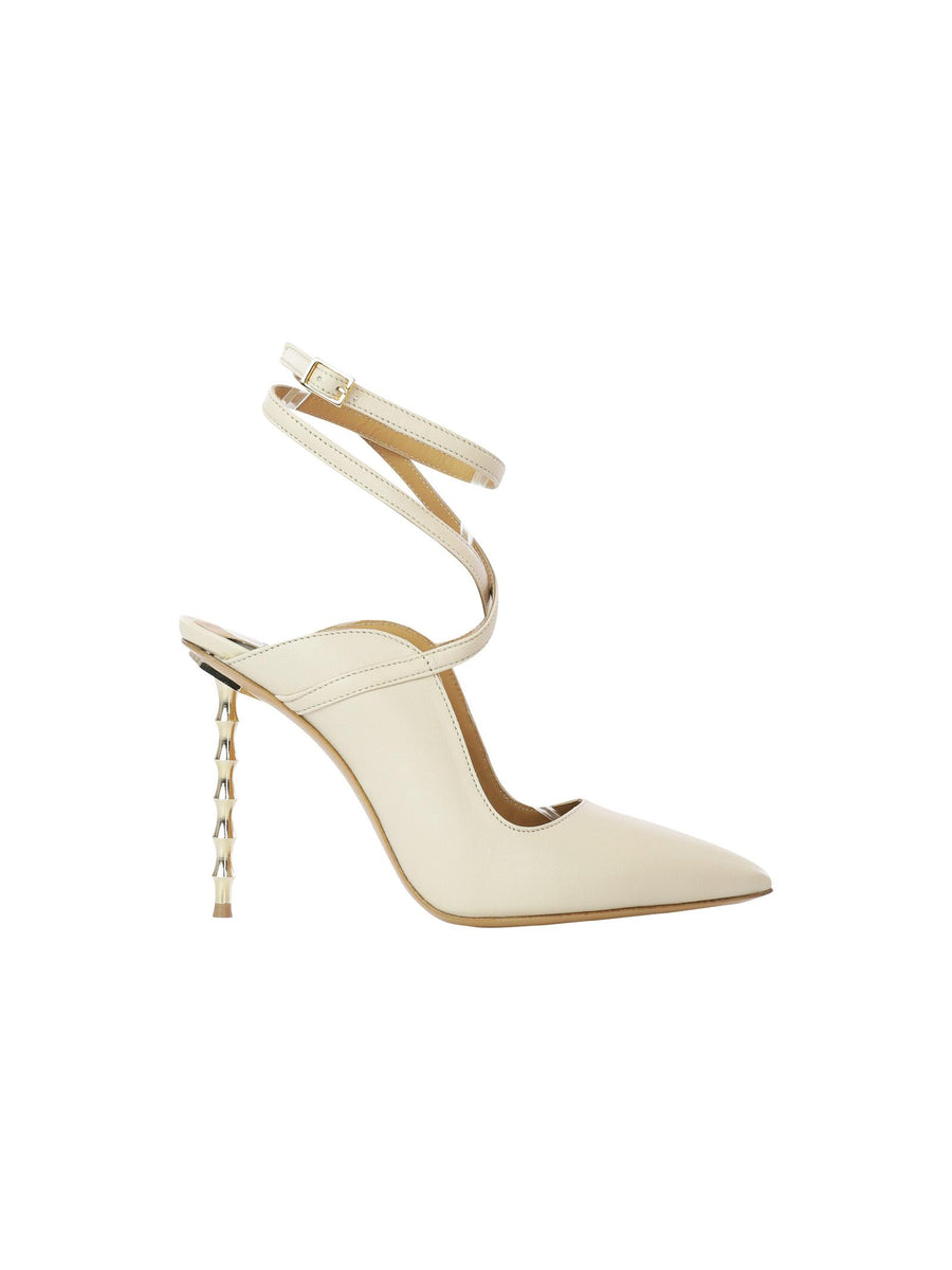 Decolletè mule crema W733 KISS WO Milano 