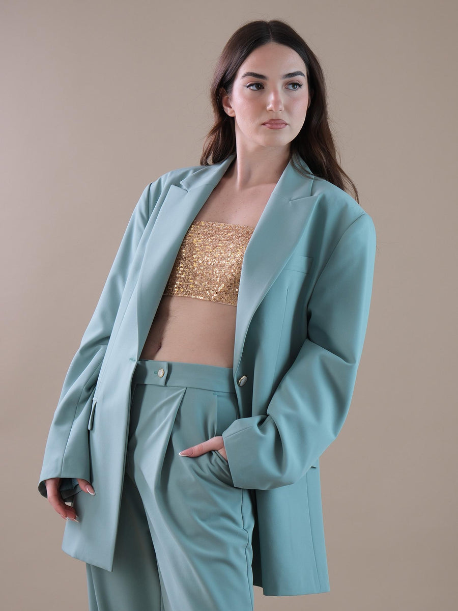 Blazer over verde salvia GI94 VERDE Bohemian V 