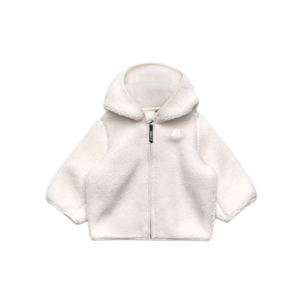 Felpa "E. Janne Polar" K-Way bianca K41478W BBI K-WAY 