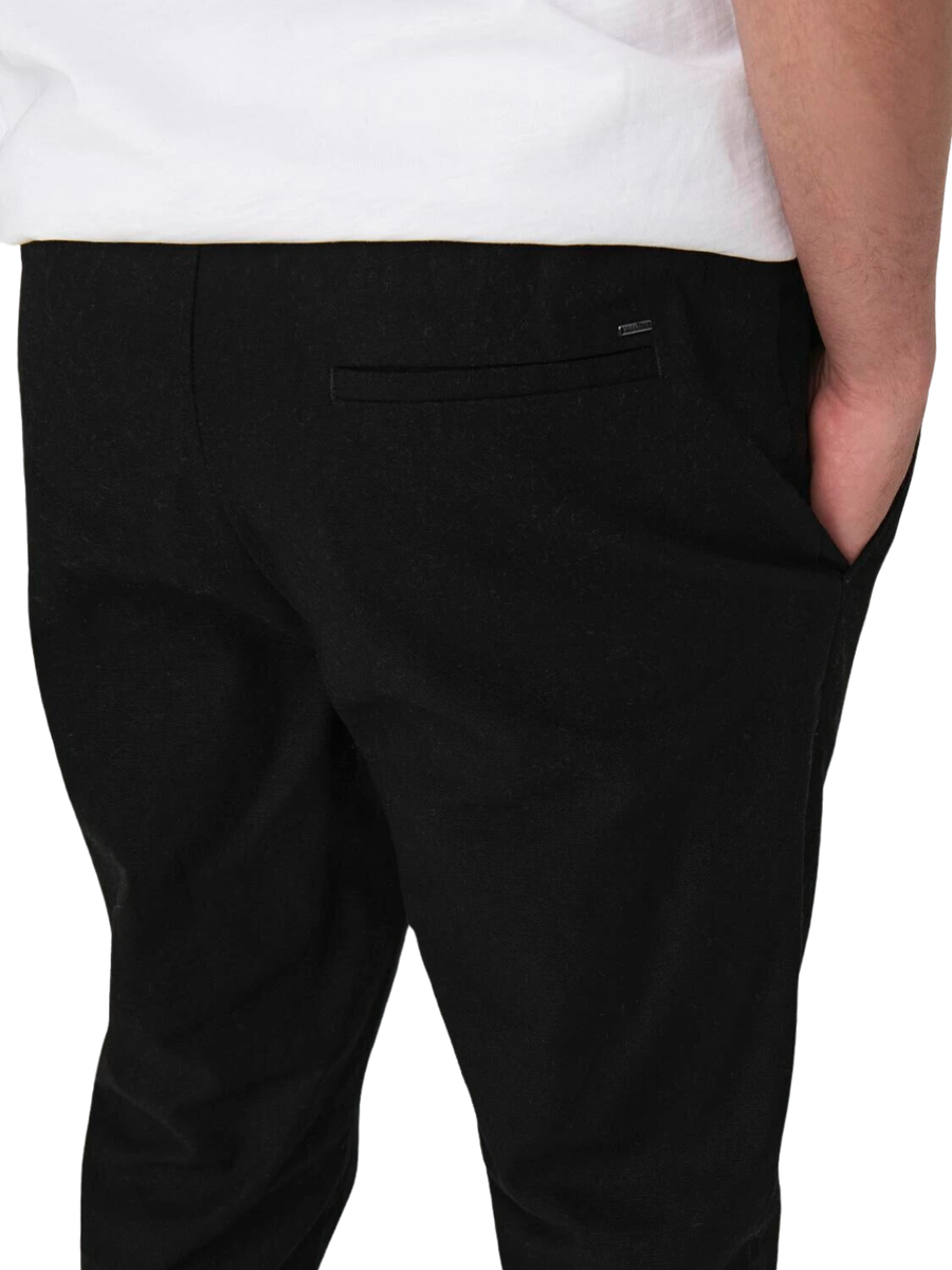 Pantalone linus Only & Sons nero 22024966 BLACK Only & Sons 