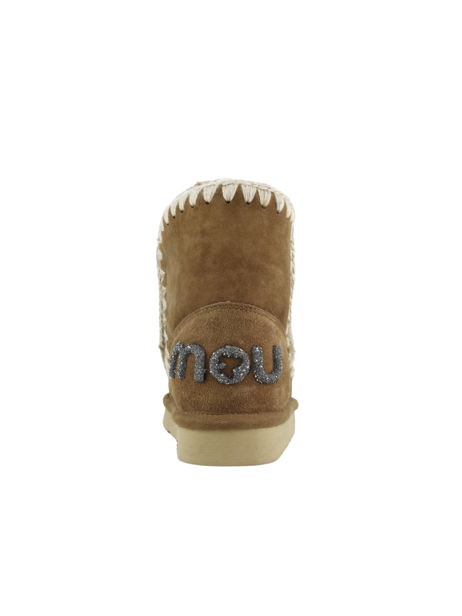 Mou "Eskimo 18 Suede - Glitter Logo" cognac MU.FW101050A COG Mou 