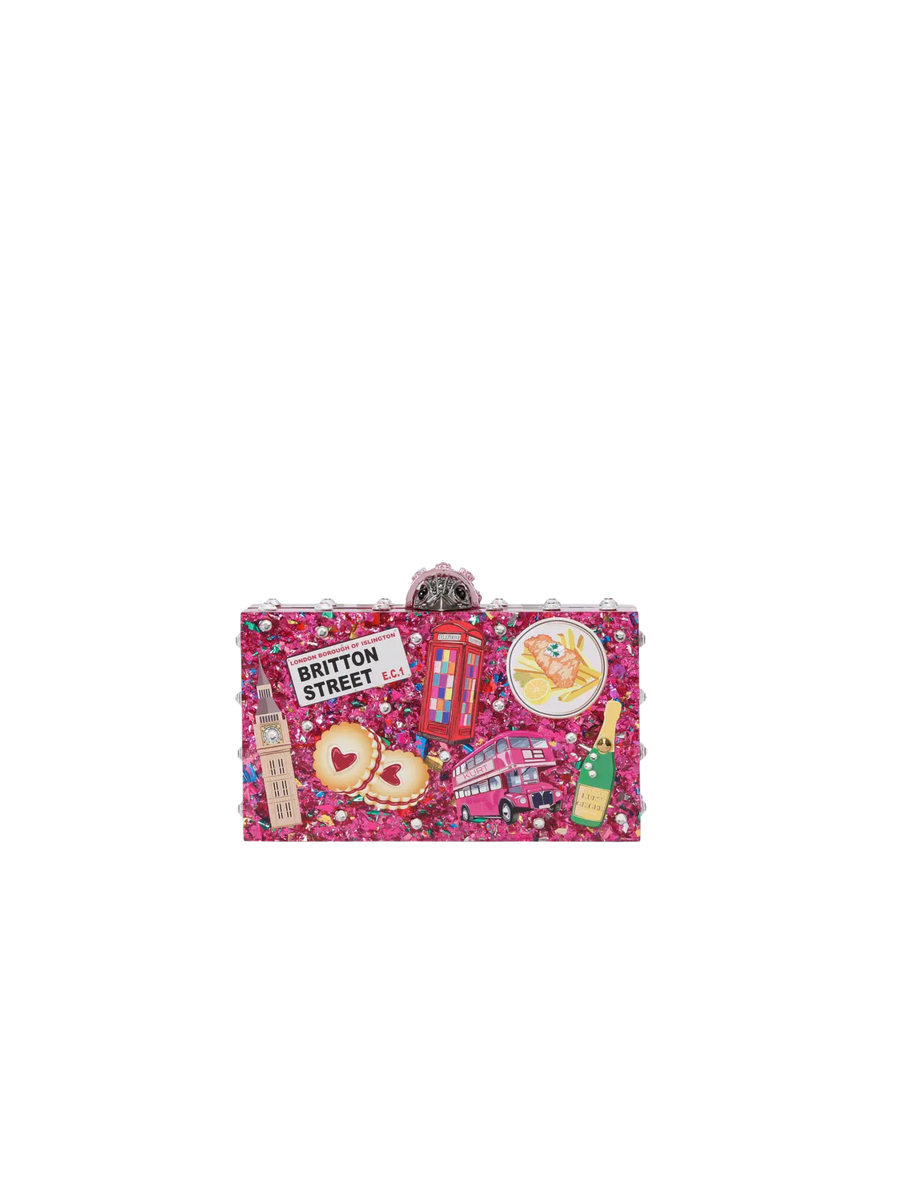 Pochette rigida "London Box Clutch bag" Kurt Geiger fucsia 418 UNI Kurt Geiger 