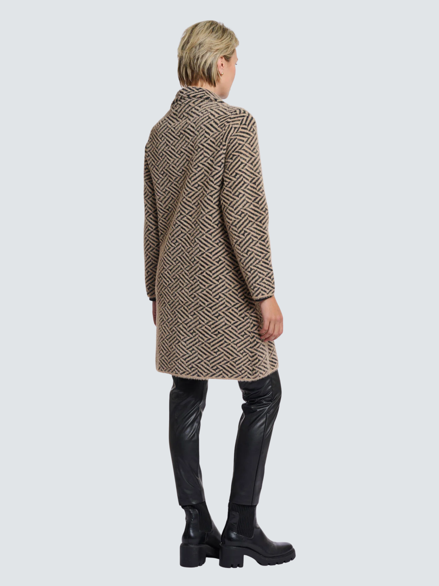 Cappotto "Madina" Rino & Pelle fantasia check Madina.5012511 Sand graphic Rino & Pelle 