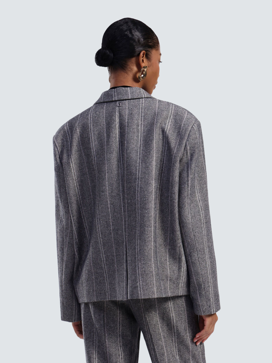 Blazer a righe Dixie grigio con bottoni JDF6YATPA UNI Dixie 