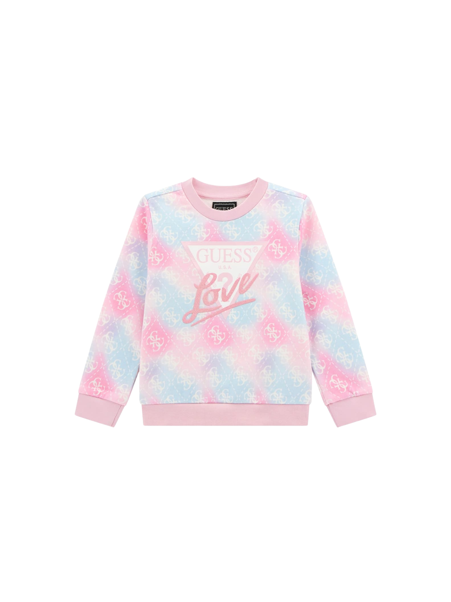 Felpa Guess multicolor con logo "love" K5YQ02KA6R4 PE27 Guess 