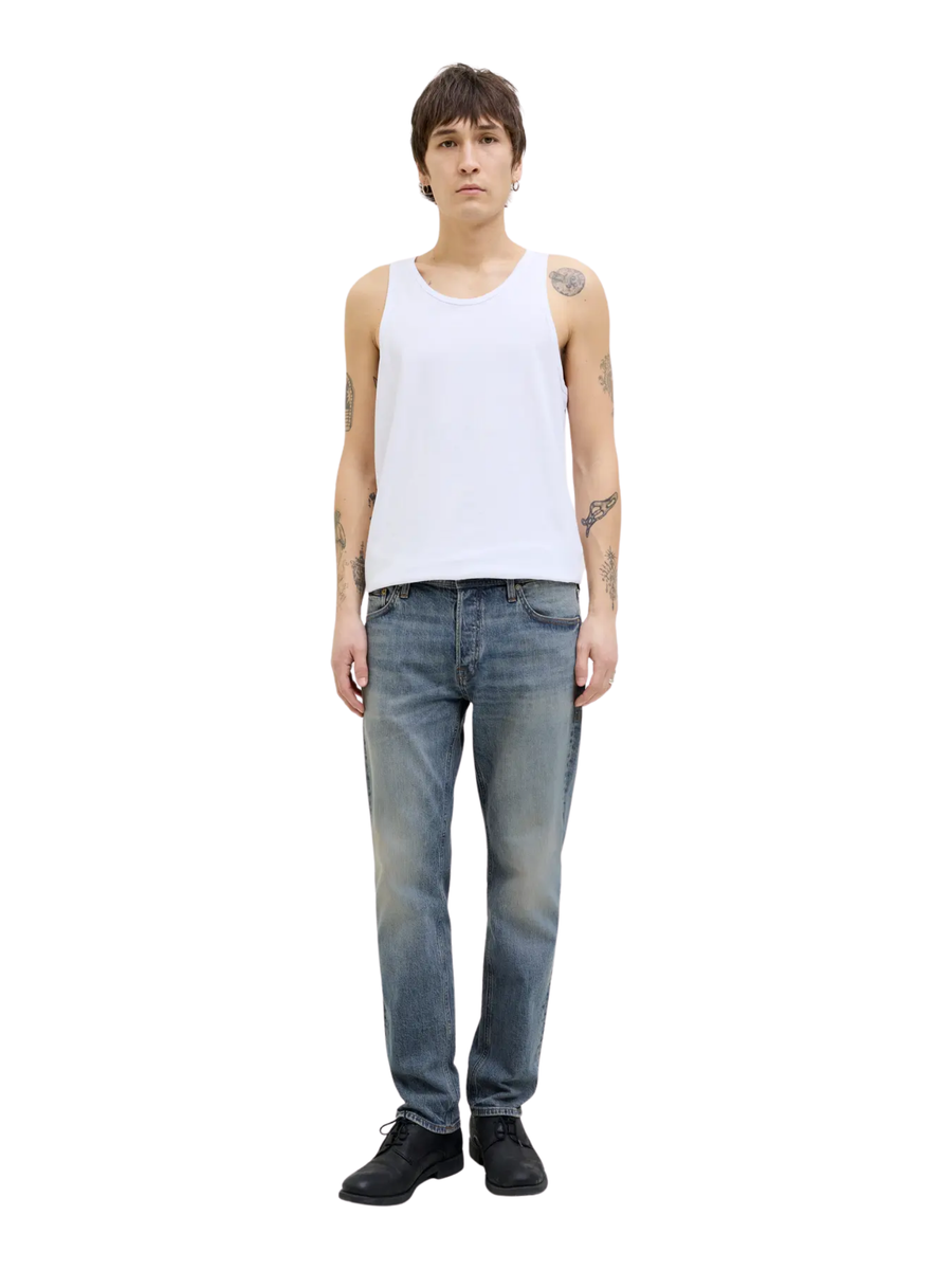 Jeans "Sbd 556" Jack & Jones blu con dettagli slavati 12269527 BLUE Jack & Jones 