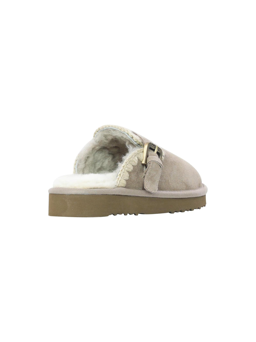 Mou Suede clog eskimo grigia FW101127A ELGRY Mou 