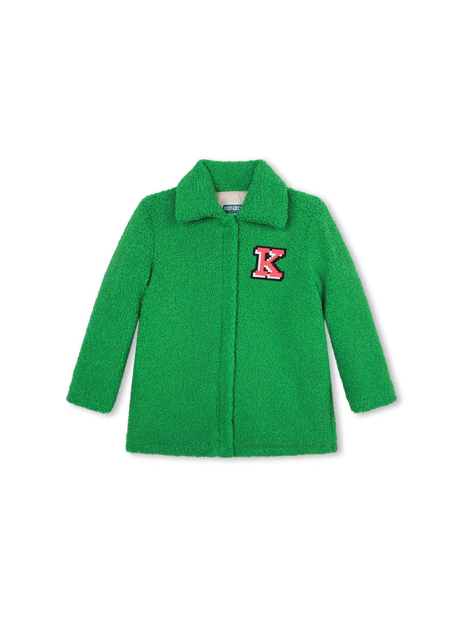 Cappotto teddy verde K16098 613 Kenzo 