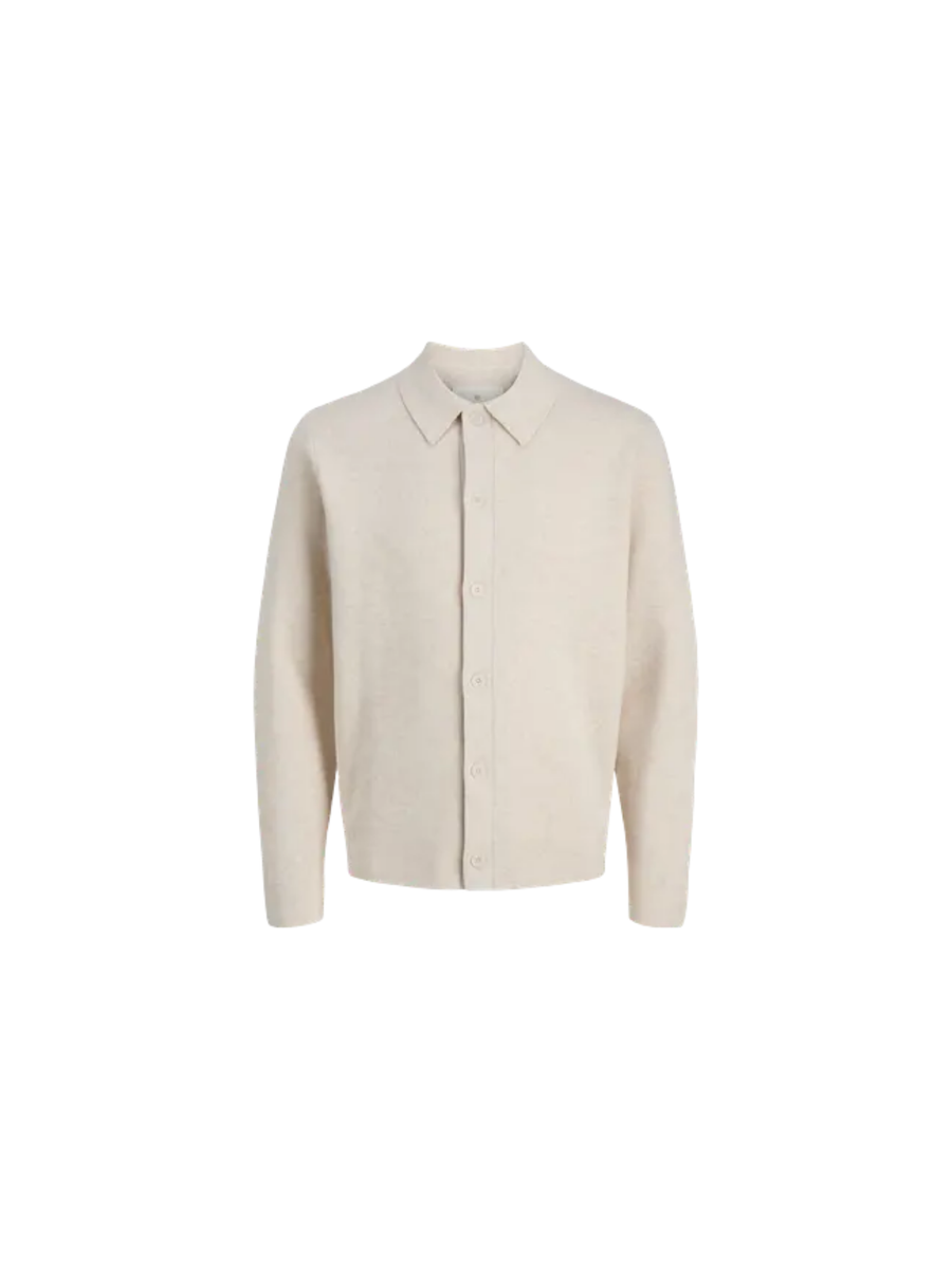 Cardigan Jack & Jones panna melange 12271403 Cloud Dancer Melange Jack & Jones 