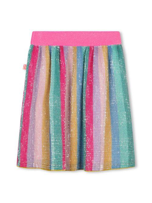 Gonna pailettes multicolor U20419 Z41 Billie Blush 