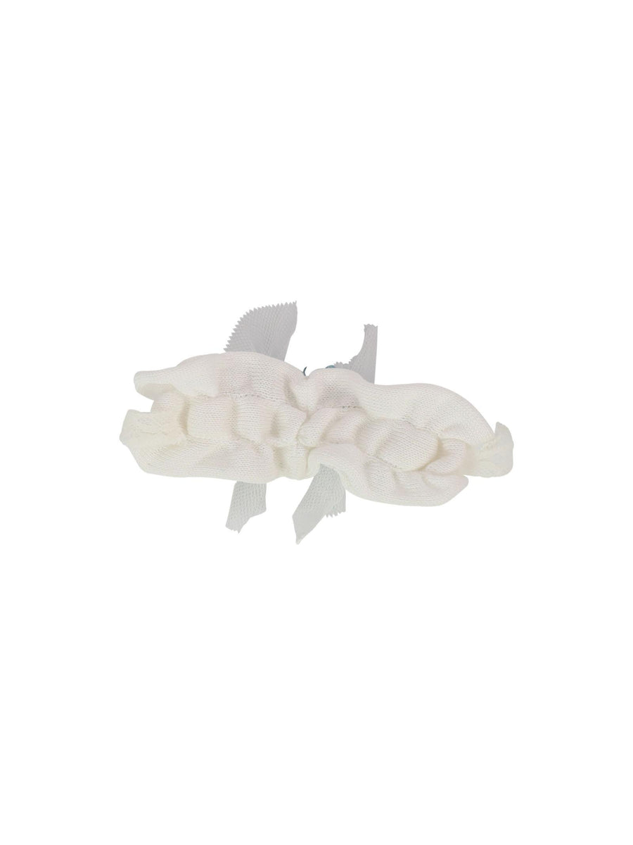 Fascia per capelli bianca con fiore EM822FA C204P Marlù 