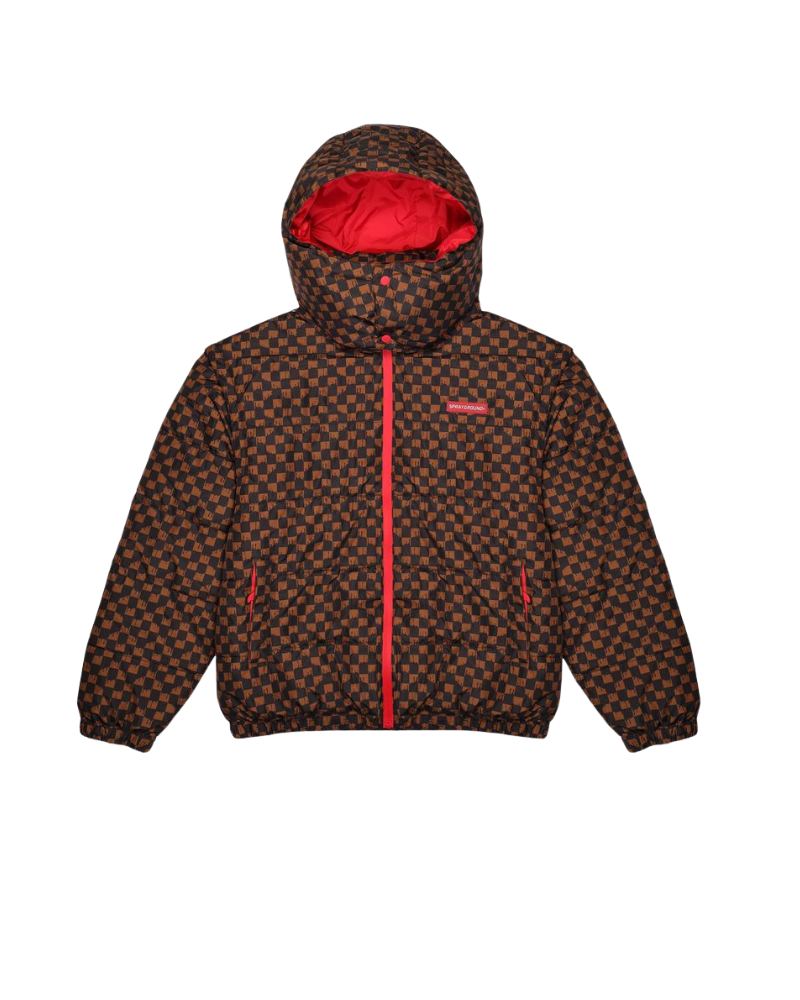 Giubbino "Drip check detach sleeve" Sprayground marrone SPY1300 BRW Sprayground 