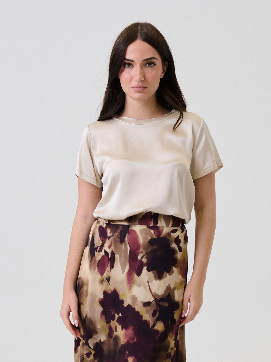 T-Shirt satinata Armoire beige C821B97Q LANA Armoire 