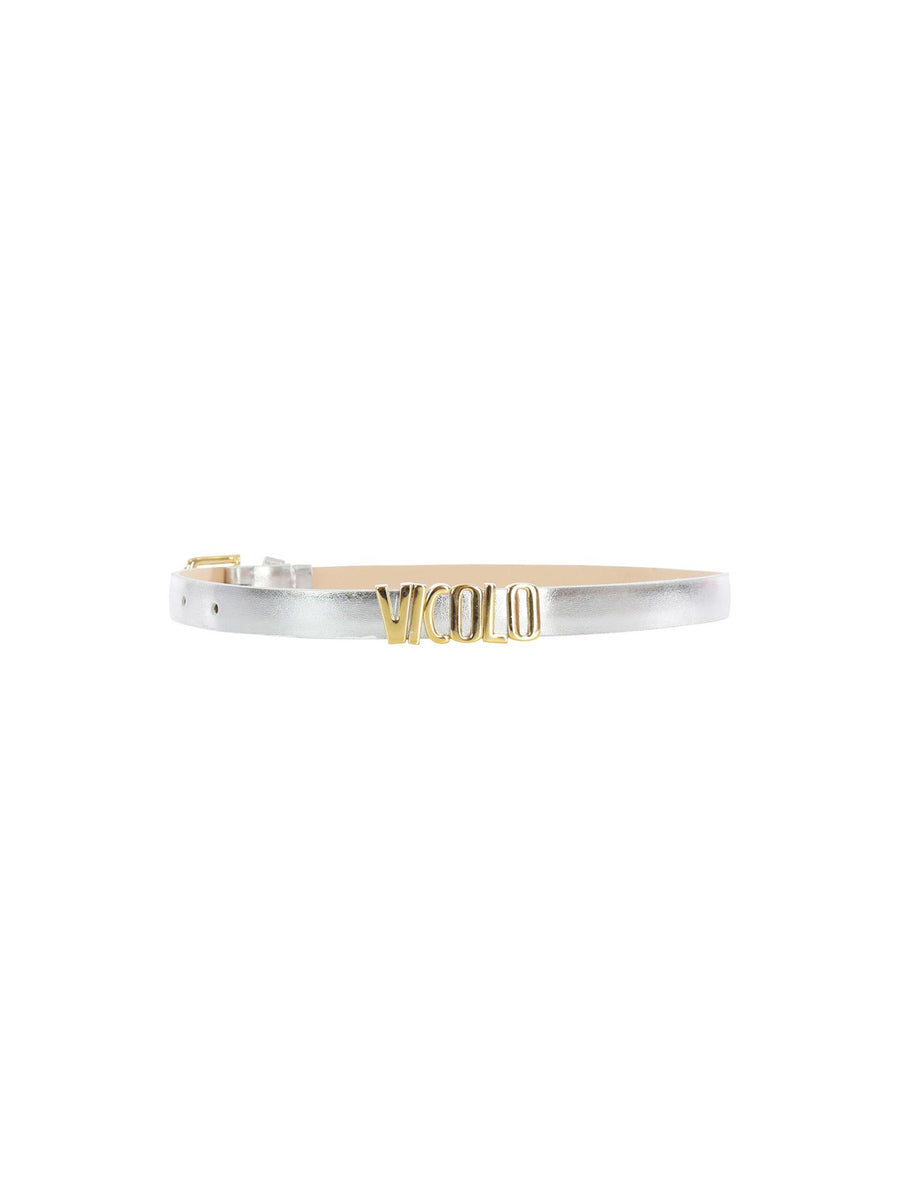 Cintura bimba sottile argento BELT0824 SIL Vicolo 