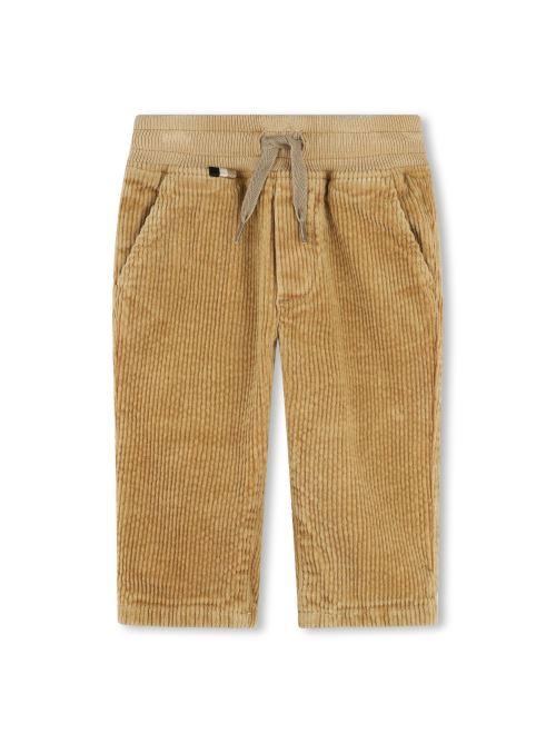 Pantaloni Boss in velluto beige per neonato J51268 269 Boss 
