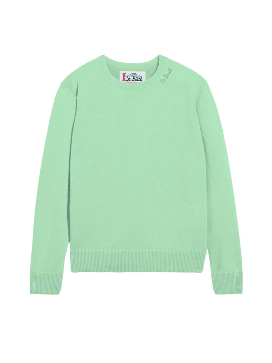 Maglione "blend ws 55" Saint Barth verde light SORB001 03571G MC2 SAINT BARTH 