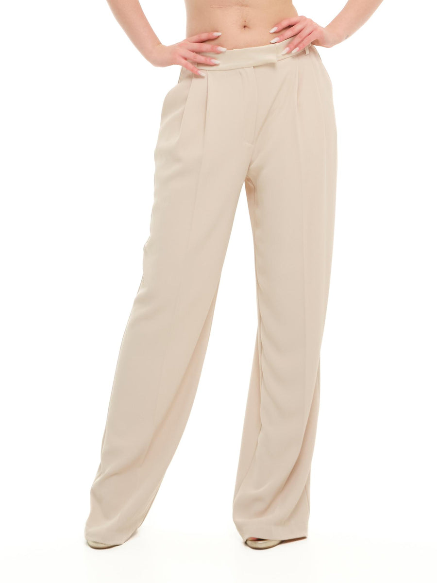 Pantalone Imperial neve fluido con pinces PES0JHX NEVE Imperial 