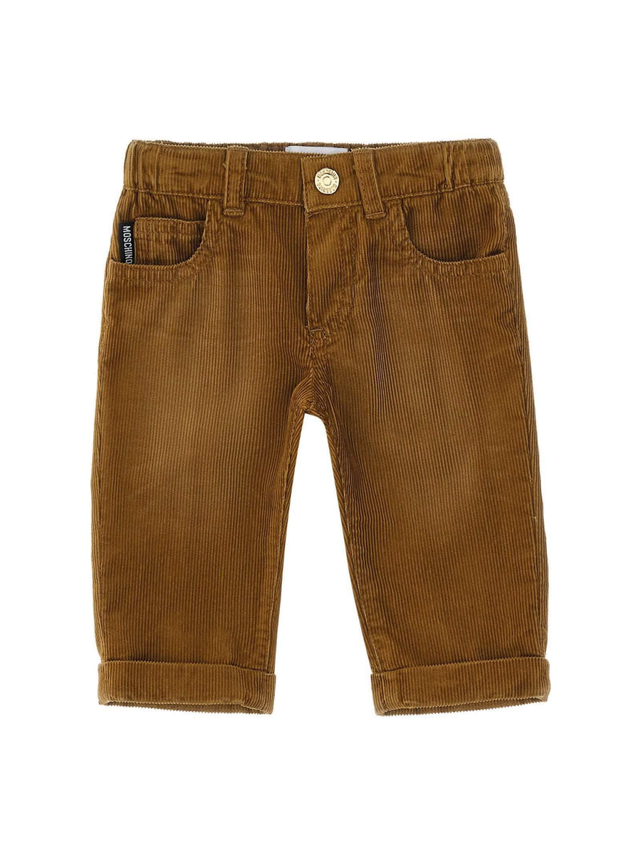 Pantalone a costine slim biscotto MMP041N0Z79 20279 Moschino 