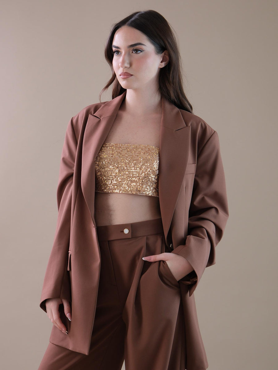 Blazer over cuoio GI94 CUOIO Bohemian V 