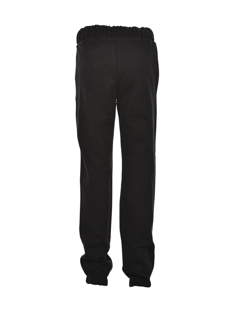 Pantalone tuta nero con scritta glitter 562FLW4188 0658 Superga 