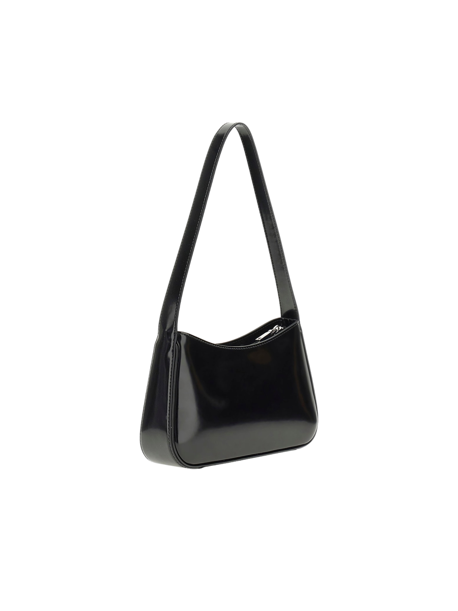 Borsa a spalla Guess nera effetto vernice HWNY9496170 BLA Guess 