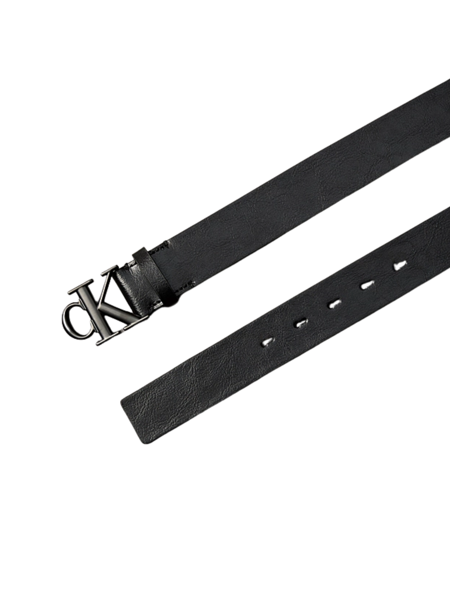 Cintura Calvin Klein nera con logo in pelle LV04D7016G V8N Calvin Klein 