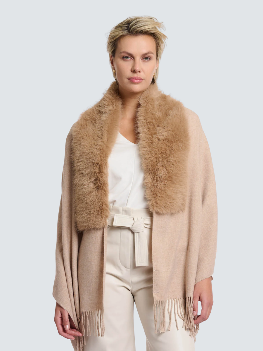 Poncho "Wendy" Rino & Pelle beige Wendy.7002511 Beige Rino & Pelle 