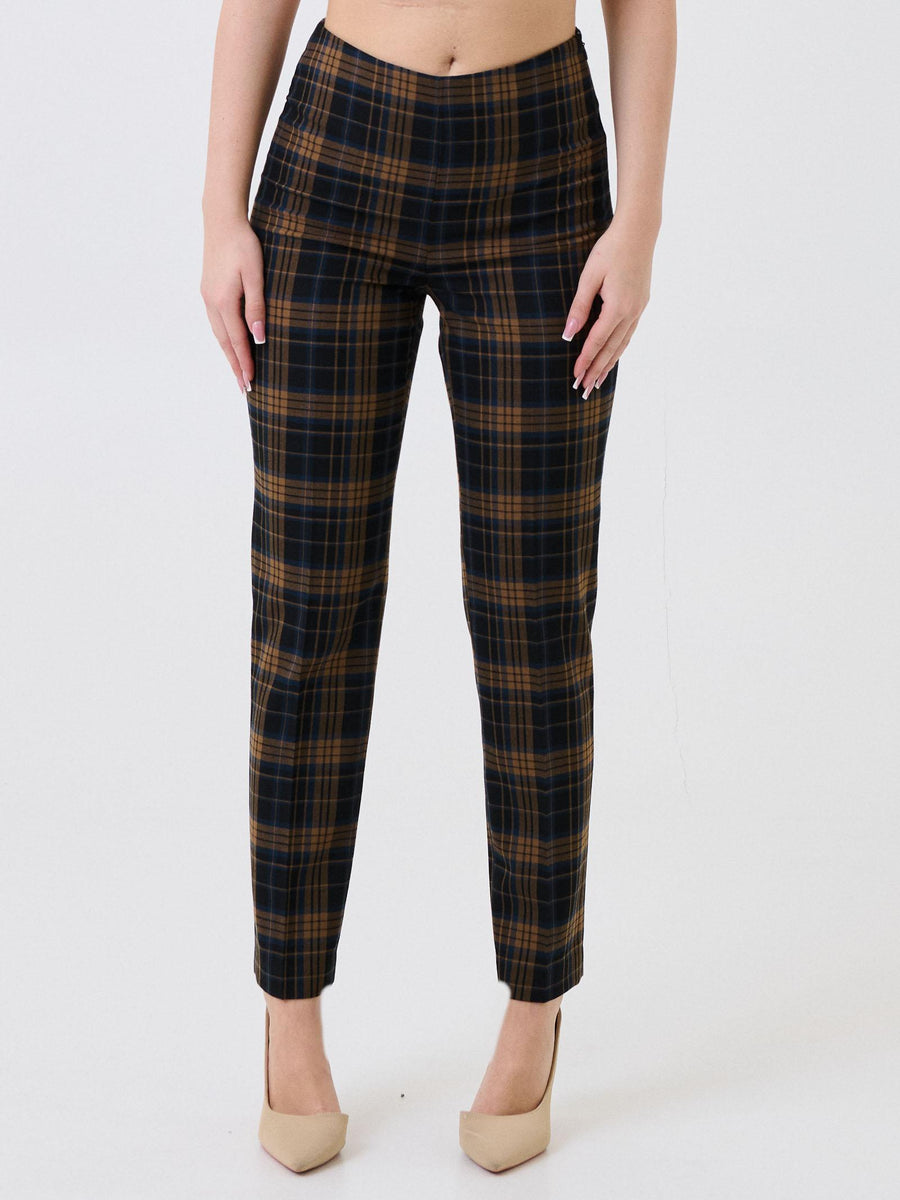 Pantalone scozzese Silence Limited blu e cammello SLPA003 UNI Silence Limited 