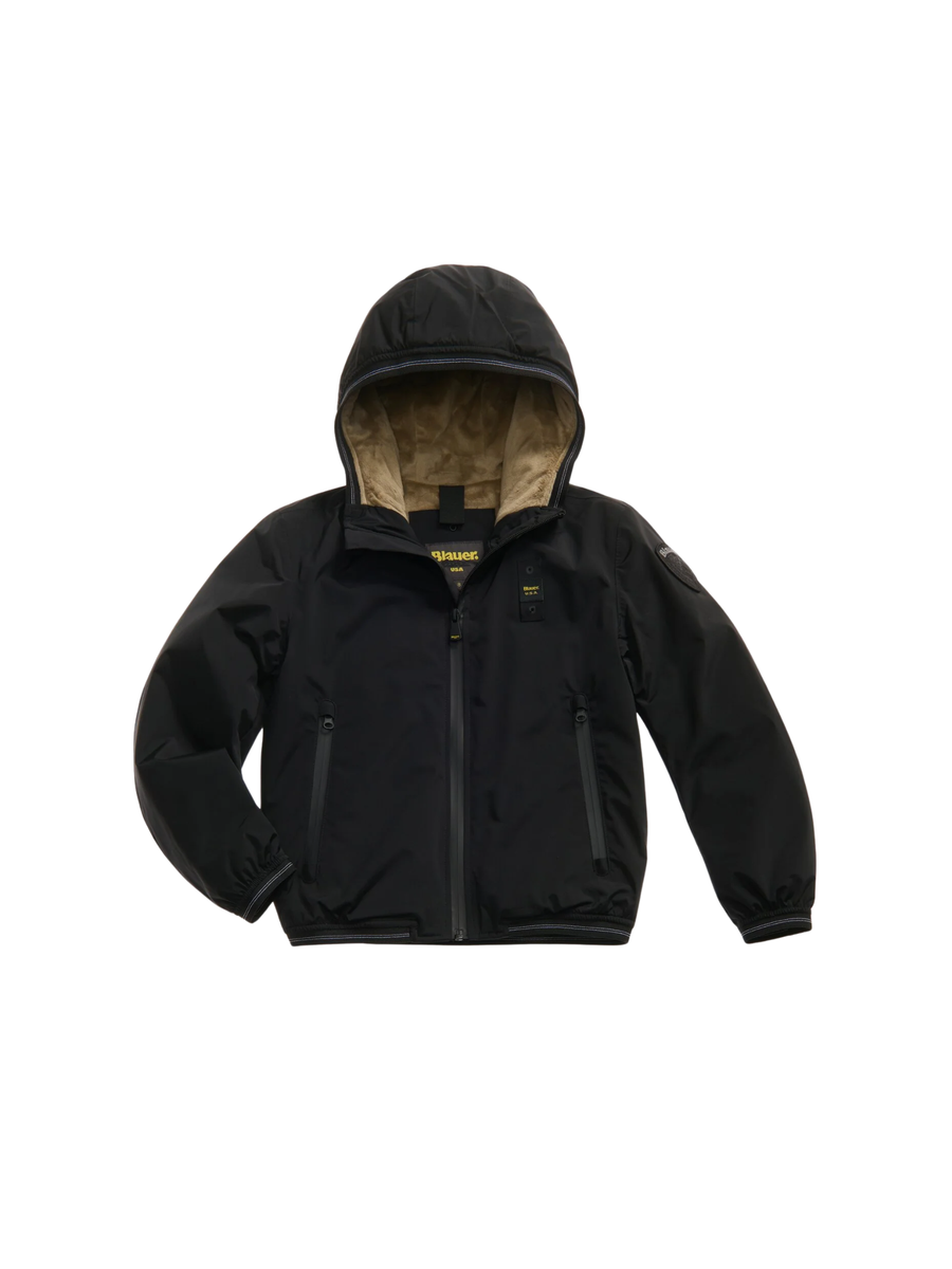 Giubbino con pelliccia interna "Cedric Junior" Blauer nero 25WBLKC11416 969 Blauer 