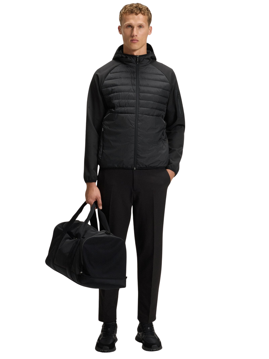 Giubbino Boss nero con tasca su manica con logo 50541032 001 Boss 