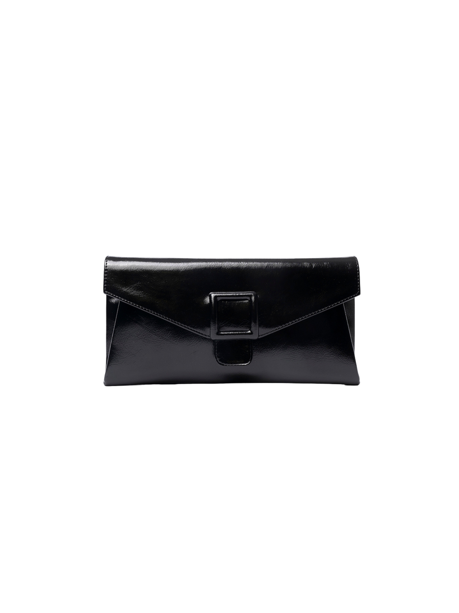 Pochette "Yonca" nera in vernice YONCA NERO TwentyFourhaitch 