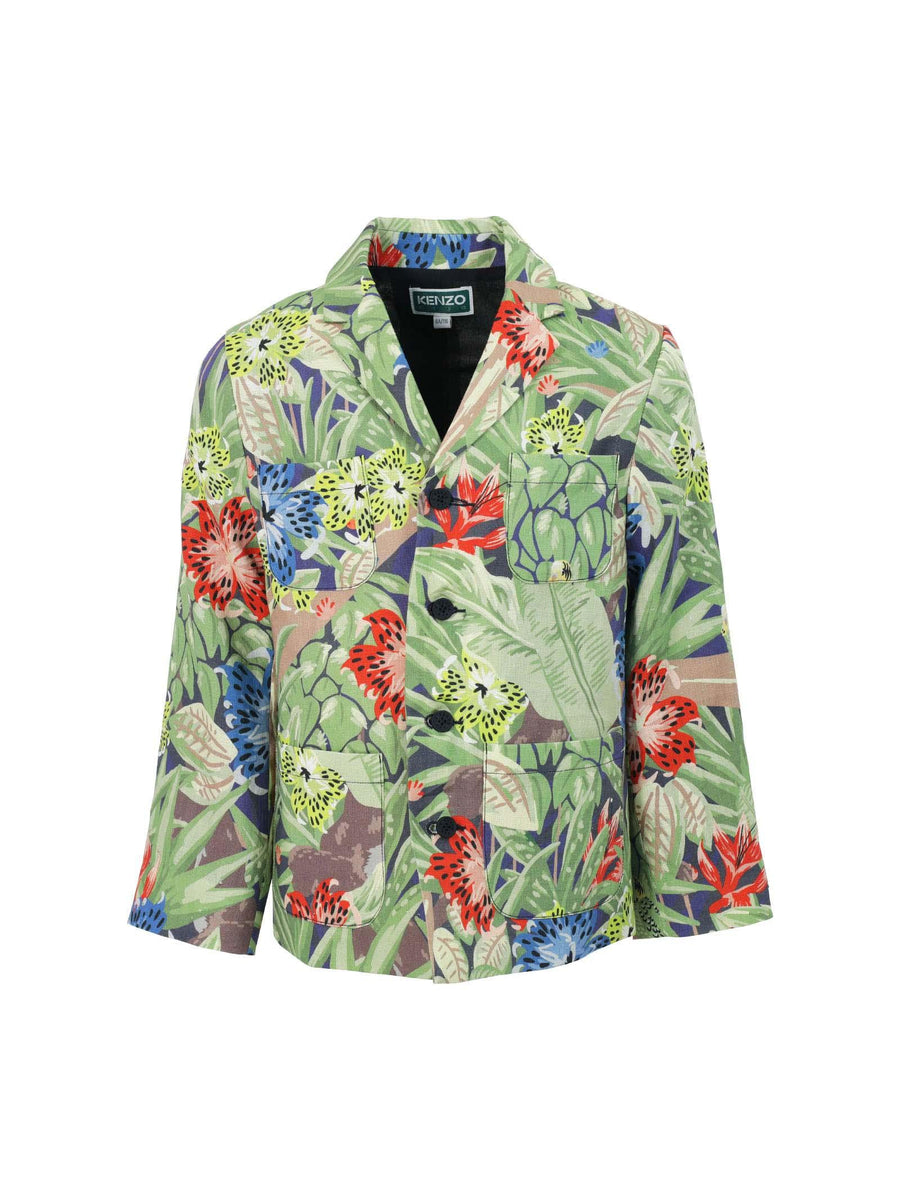 Giacca monopetto giungla K26095 857 Kenzo 