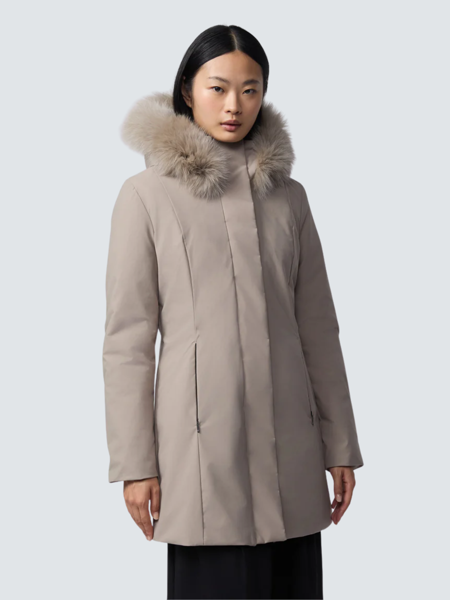 Giubbino Parka imbottito Refrigiwear beige W99108 A00220 Refrigiwear 