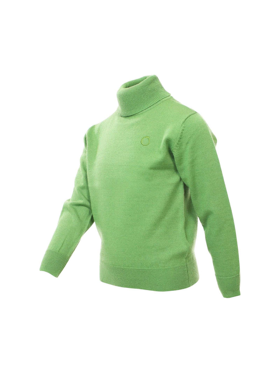 Maglioncino collo alto verde TBA23013LU GREEN Trussardi 