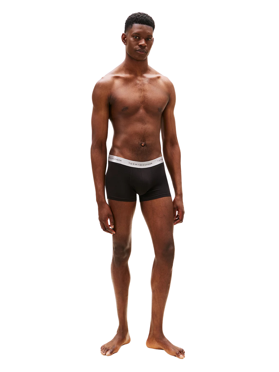 3 pack boxer aderenti Signature con logo Tommy Hilfiger UM0UM03411 0R3 Tommy Hilfiger 