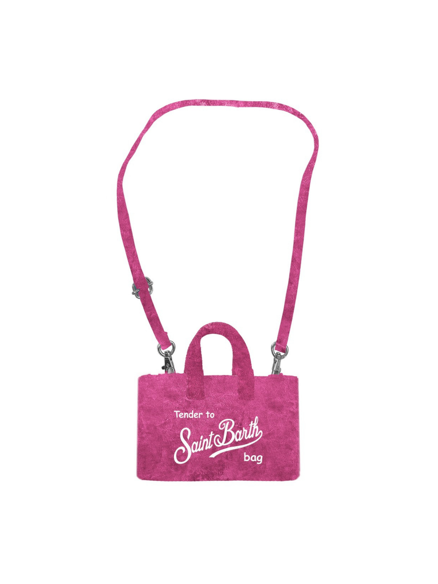 Borsa porta telefono "10or emb" Saint Barth fucsia PHONE008 01649I MC2 SAINT BARTH 