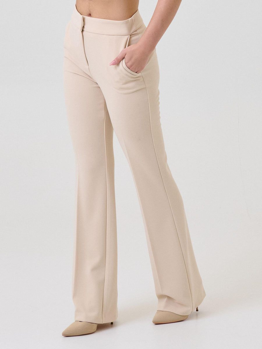 Pantalone a palazzo Armoire crema 25535 CREMA Armoire 