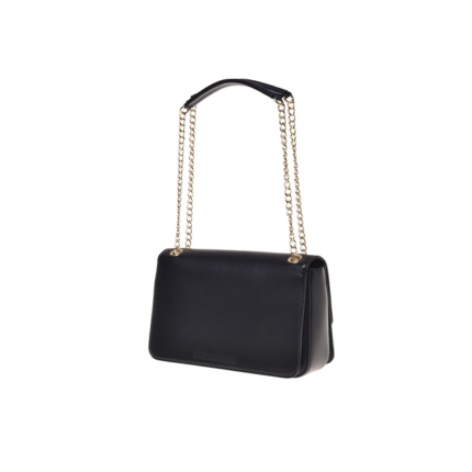 Borsa a tracolla Love Moschino nera con cuore dorato in rilievo JC4184PP1NLP 000A Love Moschino 