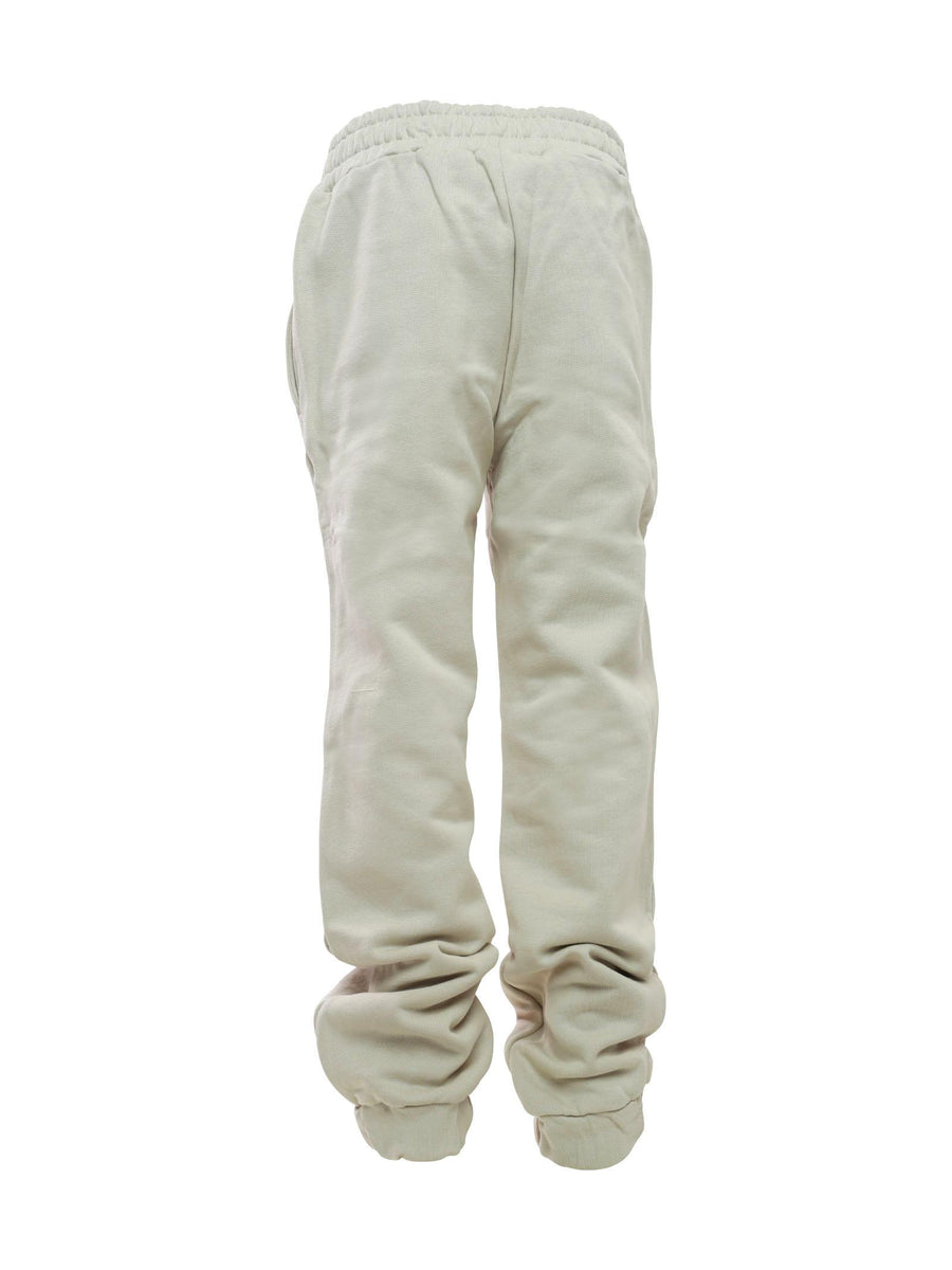 Pantalone in felpa beige con ricamo 032410 092 Pinko 