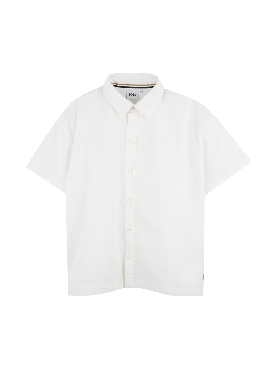 Camicia a mezze maniche Boss bianca J52006 10P Boss 